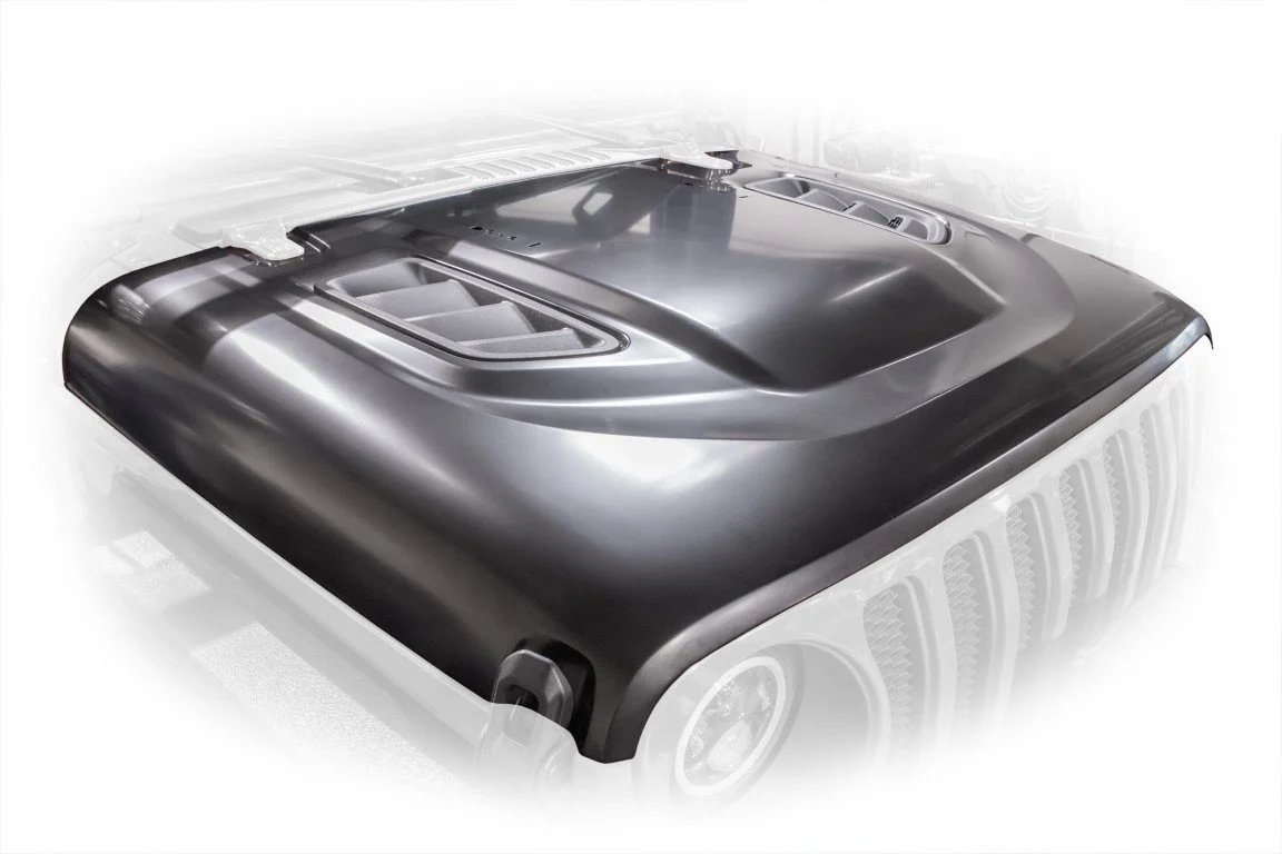 JL vented hood side studio view